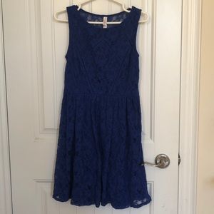Blue Lace Dress